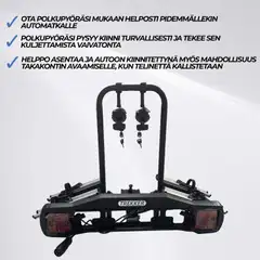 Trekker pyöräteline autoon 2-pyörälle r200 - 3