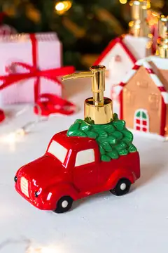 AmandaB pumppupullo jouluauto punainen - 2