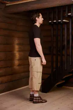 Reino&Aino miesten Henley T-paita Reino - Brown - 5