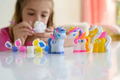 4M 3D Mould & paint kipsivalu-setti kimaltelevat yksisarviset - 5