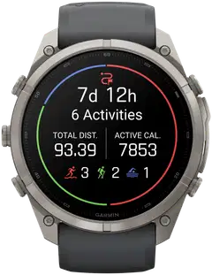 Garmin Fenix 9 Pro 51 mm titaani- ja grafiitinharmaa urheilukello - 4