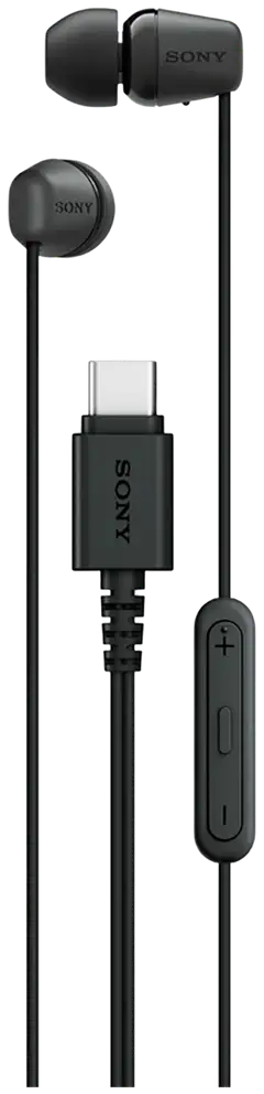 Sony langalliset nappikuulokkeet USB-C liitännällä IER‑EX15CB musta - 2