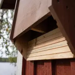 WildYard Big Bat Box lepakkopönttö, 2 kammiota, setripuu, ruskea - 3