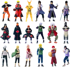 Naruto Shippuden 7 cm hahmo 3 kpl, erilaisia - 1