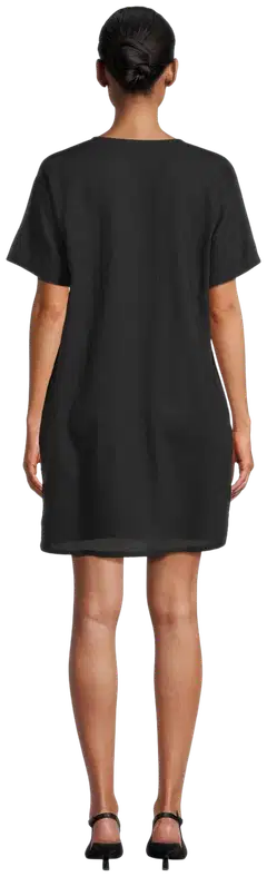 London Fog naisten pellavasekoitetunika 218L261701 - BLACK - 3