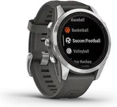 Garmin Fenix 7s Pro Solar urheilukello, harmaa - 2