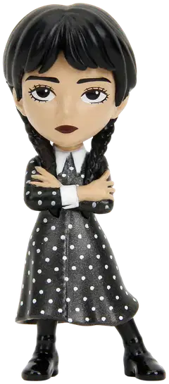 Jada Wednesday, 4 metallisen keräilyhahmon pakkaus, 6 cm; 2,5" - 4