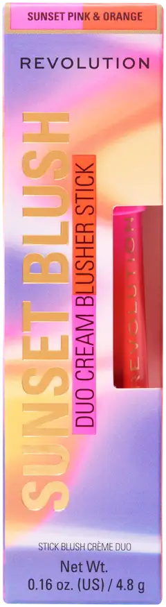 Revolution sunset  pout bomb shimmer huulikiilto 4,5ml orange sunset - Pink orange - 1