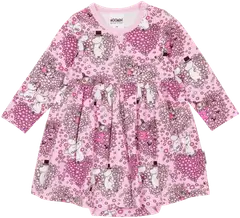Muumi vauvojen bodymekko Ystävät 590987 - Pinkki - 1