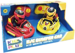 JUNIOR DRIVER  Bumper Car Twin Pack Red And Yellow - 2
