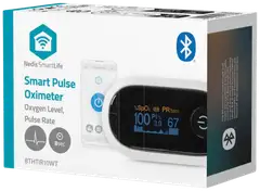 Nedis SmartLife Pulssioksimetri  Bluetooth  OLED-näyttö  Auditiivinen hälytys / Happikyllästeisyys (SpO2) / Korkean tarkkuuden anturi / Liikkumisen estävät häiriöt - 5