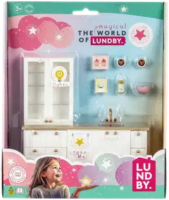 Lundby keittiö vitriinikaapilla - 1