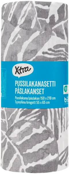 Xtra pussilakanasetti Jaymin 51302 150 x 210 + 55 x 65 cm vihreä - 3