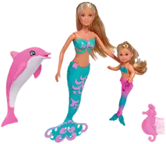 Simba Steffi Love ja Evi Merenneitoina, Mermaid Friends -leikkisetti - 2