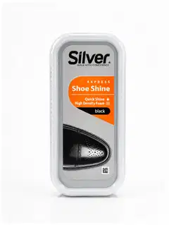 Silver Mega Shine silikonisieni kengille musta - 1