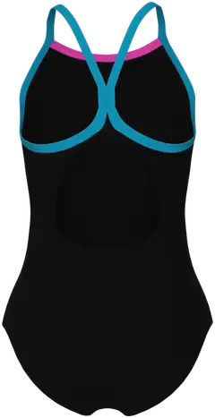 arena lasten uimapuku Light Drop Solid - Black-Eyeblush-Shocking Pink - 9