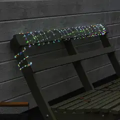 Konstsmide Valoköysi 3018-505, 294 Candy color LED, Läpinäkyvä kaapeli IP44 - 5