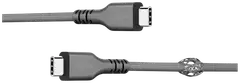 uRage USB-kaapeli, uFlex, USB-C plug - USB-C plug, mesh, 3.0 m - 2