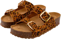 WKLY. naisten biosandaalit Beatrice - Whisky leopard - 1