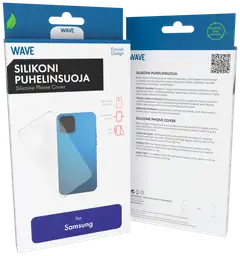 Wave Silikonisuoja, Samsung Galaxy Xcover7 Pro, Kirkas - 1
