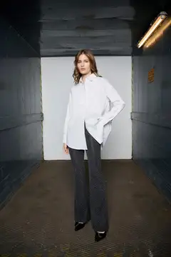 Hailys naisten paitis El44iz - white glitter - 2