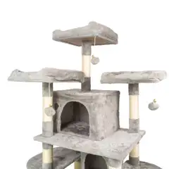 Trekker kissan kiipeilypuu Tower 170 cm harmaa - 4
