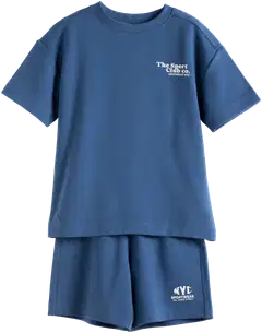 TEX lasten t-paita ja shortsit I276718 - INDIGO LIGHT - 2