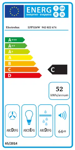Electrolux liesituuletin LFP326W 60cm valkoinen - 7