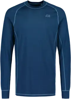 Luode12 miesten pitkähihainen aluspaita merinovillaa 190L332464 - Blue - 1