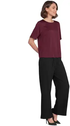 London Fog naisten juhlapusero 228L264031 - wine red - 4