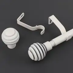 Ihanin verhotanko Alma mattavalkoinen 160-310cm 16/19mm - 2