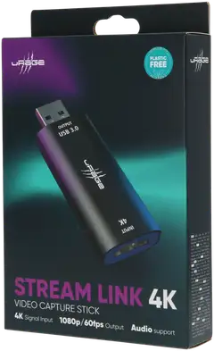 uRage videokaappari Stream Link 4K, Recording/Streaming Stick, HDMI™ - USB - 3