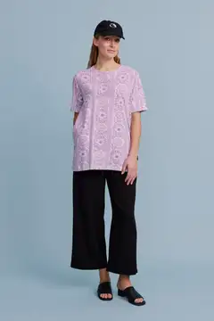 Finlayson naisten trikootunika Taimi - Taimi purple - 3