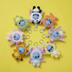Simba Walt Disney YuYus Stitch, maskottipehmo, 12 cm, laukkuun, reppuun tai avaimenperään - 3