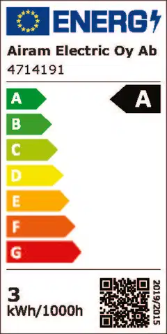 Airam LED C35 840 470lm E14 360 OP FIL A - 2