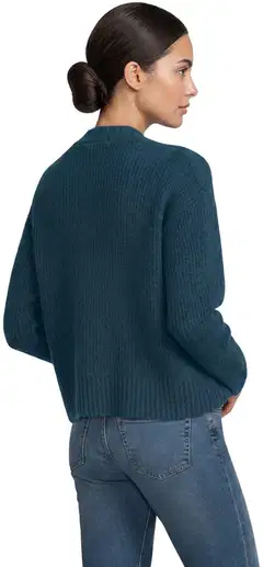 House naisten neulepusero kilppari soft 213H264013 - blue - 3