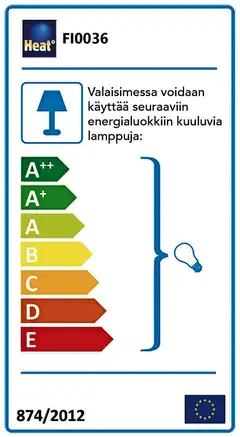 Heat pöytäspottivalaisin Mio - 2