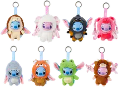 Simba Walt Disney YuYus Stitch tai Angel, maskottipehmo, 12 cm, laukkuun, reppuun tai avaimenperään - 3