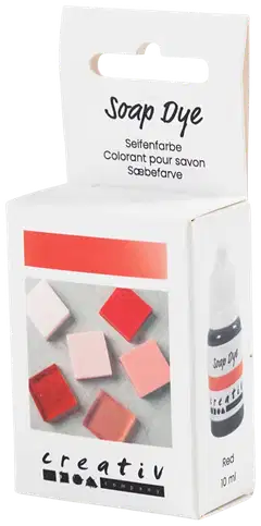 Creativ Company saippuaväri, punainen, koralli, 10 ml - 4