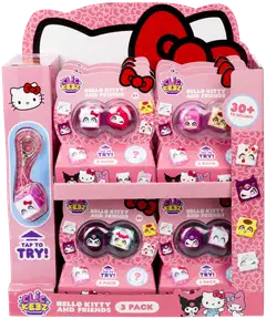 Clickeez Hello Kitty & Friends napsuteltava fidget-avaimenperä 3 hahmoa - 6