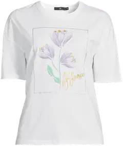 House naisten t-paita 213H261405 - Bright white - 2