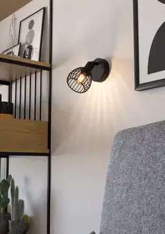 EGLO kattospotti Sonnino E14 musta - 5