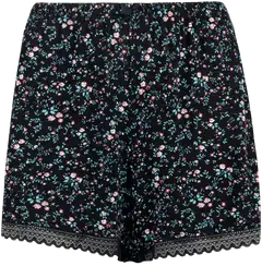 TEX naisten pyjamashortsit I993710 - BLACK 1 - 1