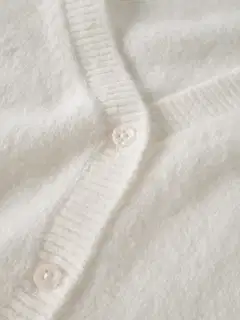 LMTD lasten neuletakki - White Alyssum - 6