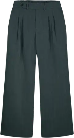 WKLY. naisten wide leg -housut 222W340317 - Taupe - 1