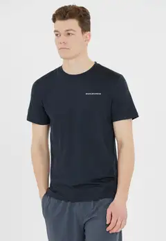ENDURANCE Abdon M Melange S/S Tee miesten t-paita - 1111 Black Melange - 5