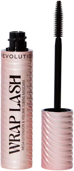 Makeup Revolution wrap lash ripsiväri 8,5ml mega extension & volume tubing burgundi - Black - 2