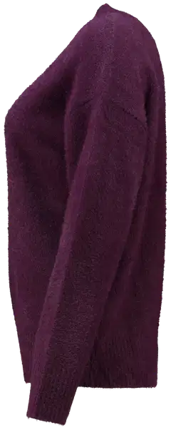 Zabaione naisten neule Al44ida - plum melange - 2