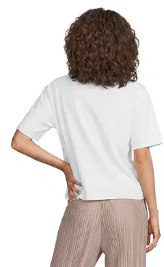 London Fog naisten t-paita premium 213L26N001 - white - 3