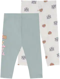 Ryhmä Hau vauvojen leggingsit I286850 2-pack - GREEN 6 - 2